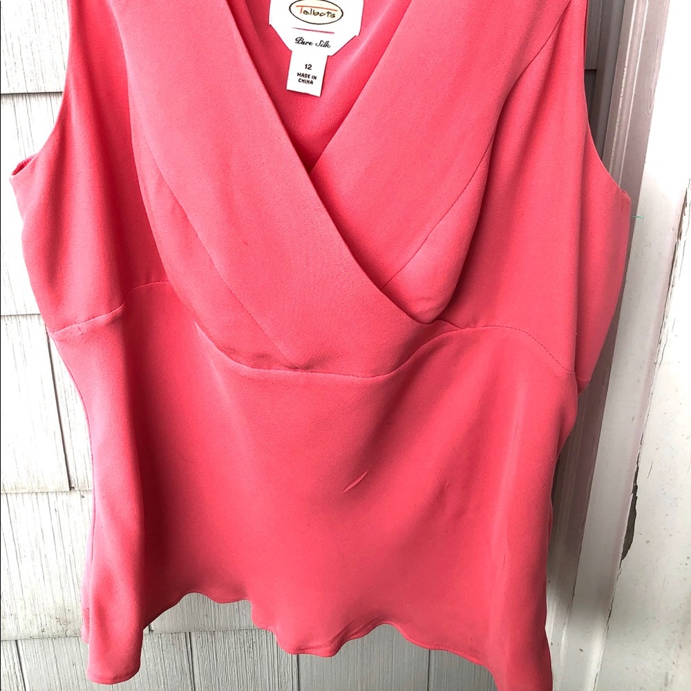 Talbot 100% Silk top